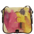 Chanel 2014-2015 Yellow Suede Flap Shoulder Bag