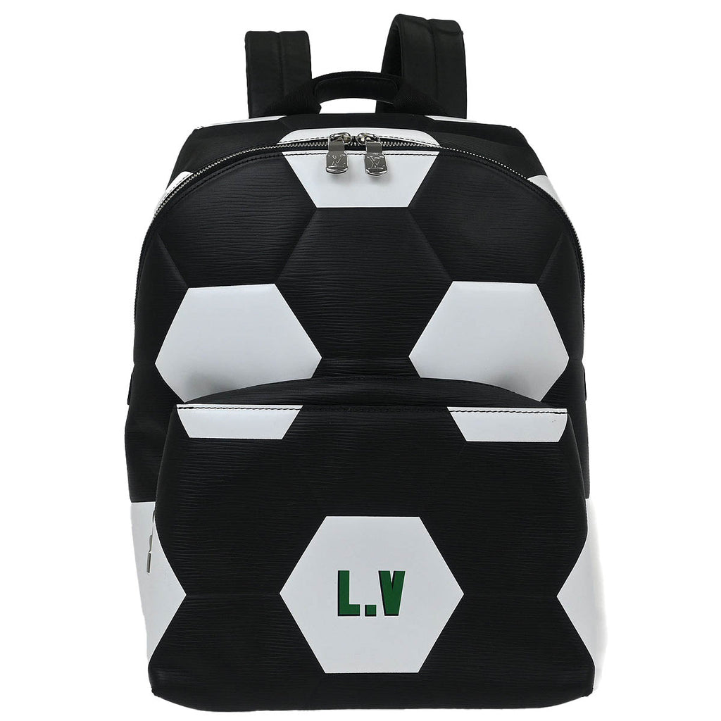 Louis Vuitton Black White Epi Apollo Backpack M52186