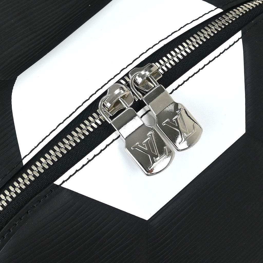 Louis Vuitton Black White Epi Apollo Backpack M52186