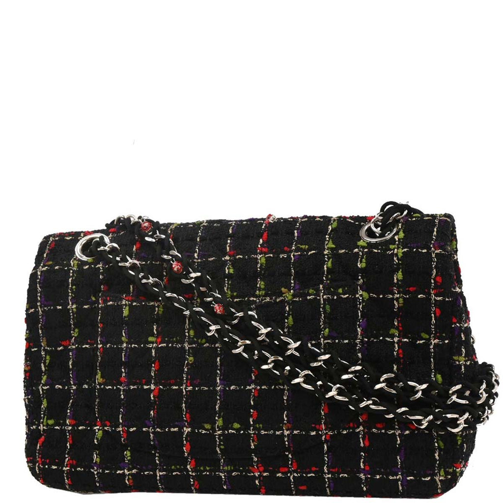 Chanel 2010-2011 Black Tweed Ladybug Shoulder Bag