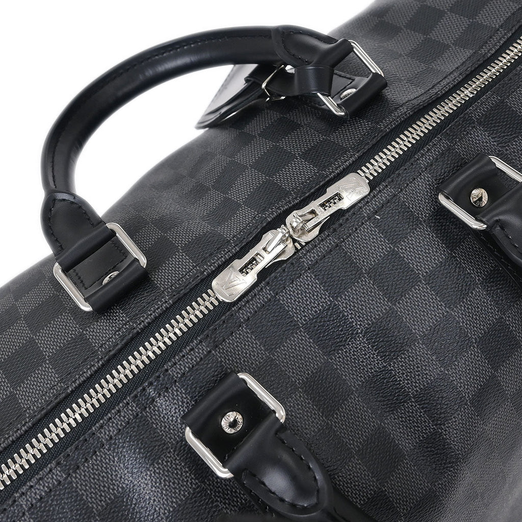 Louis Vuitton Damier Graphite Keepall Bandouliere 55 Duffle N41413