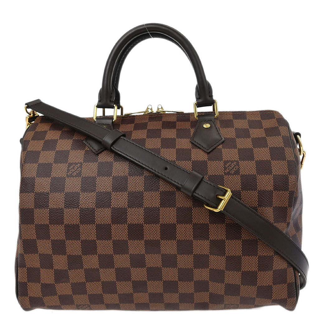 Louis Vuitton Damier Speedy Bandouliere 30 2way Shoulder Handbag N41367