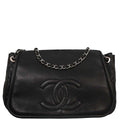 Chanel 2010-2011 Black Caviar Shoulder Bag