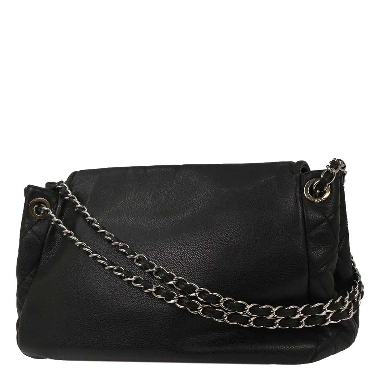 Chanel 2010-2011 Black Caviar Shoulder Bag