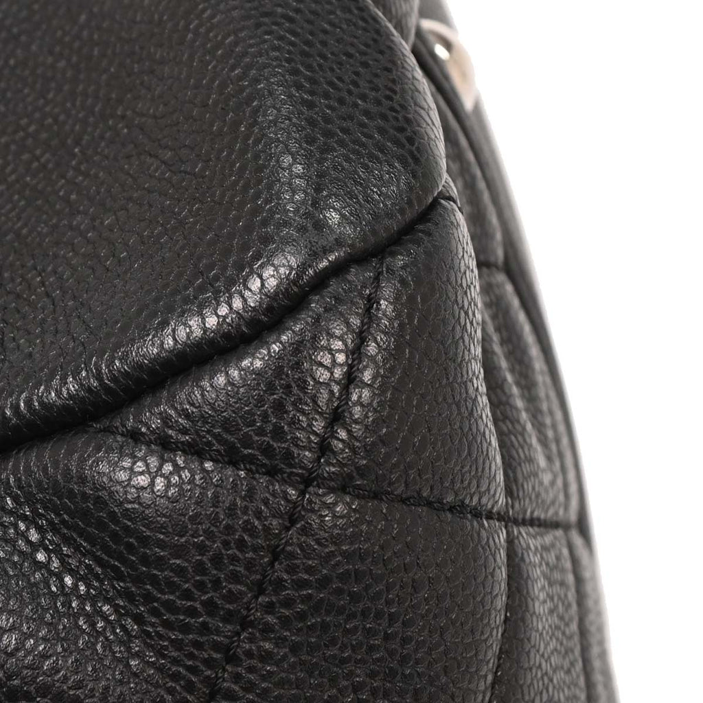 Chanel 2010-2011 Black Caviar Shoulder Bag