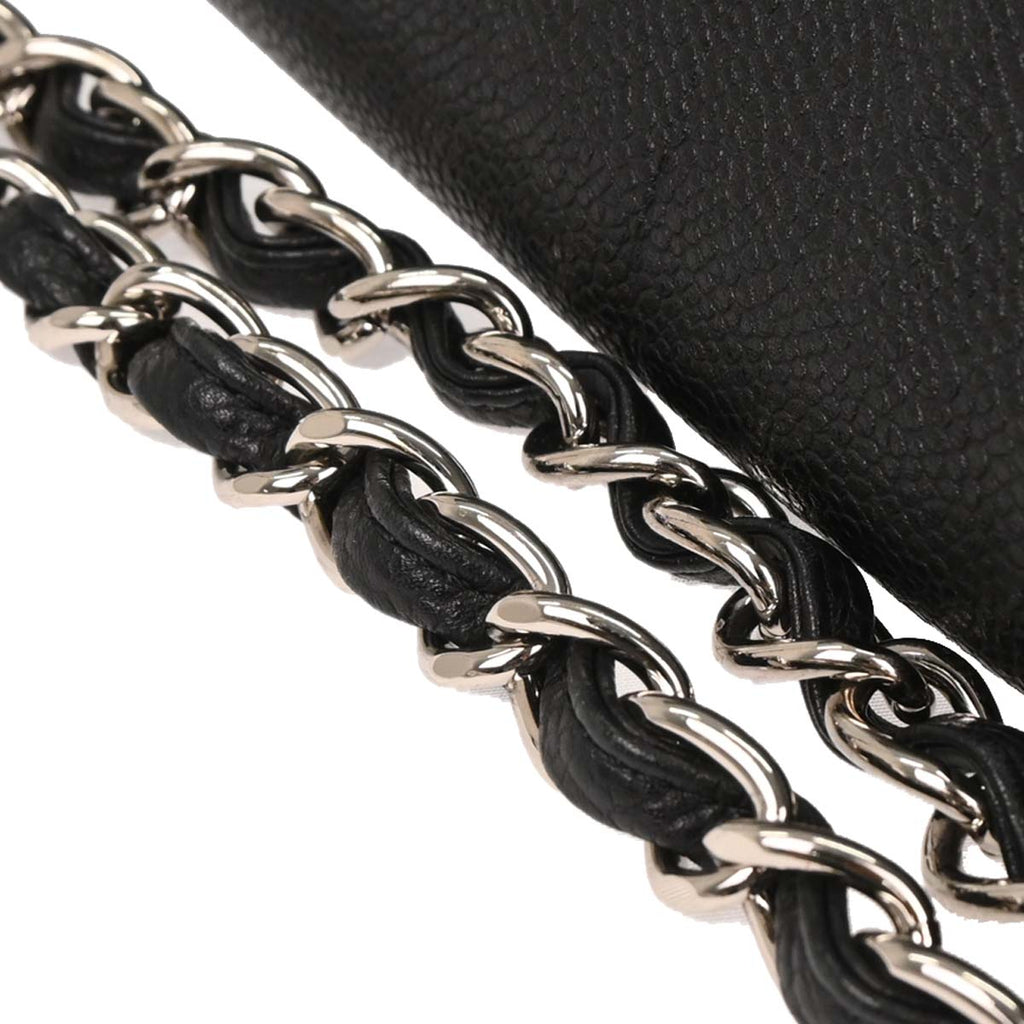 Chanel 2010-2011 Black Caviar Shoulder Bag