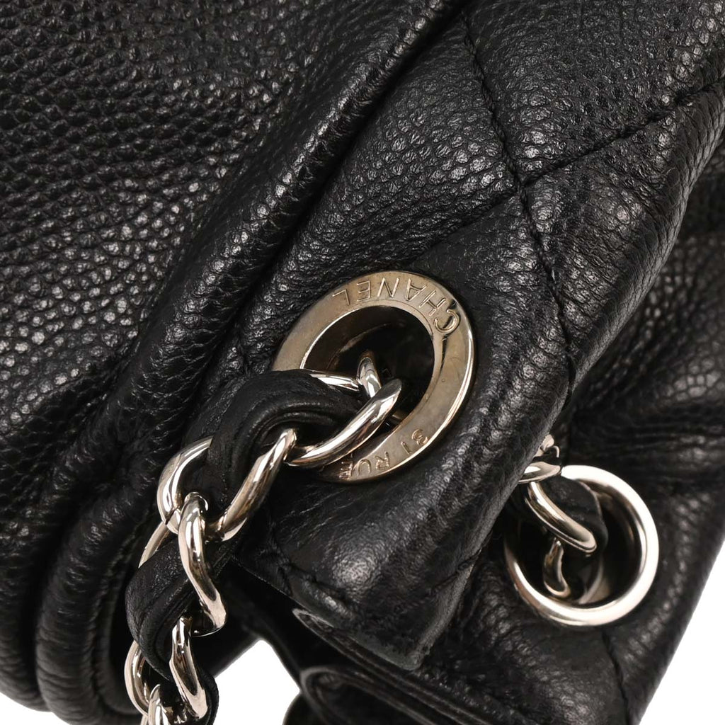 Chanel 2010-2011 Black Caviar Shoulder Bag