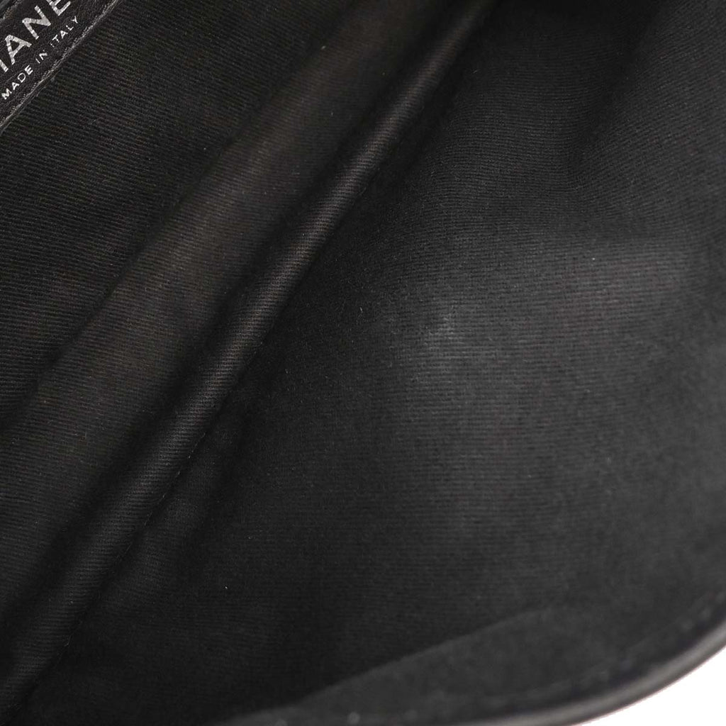 Chanel 2012-2013 Black Perforated Calfskin Up in the Air Shoulder Bag