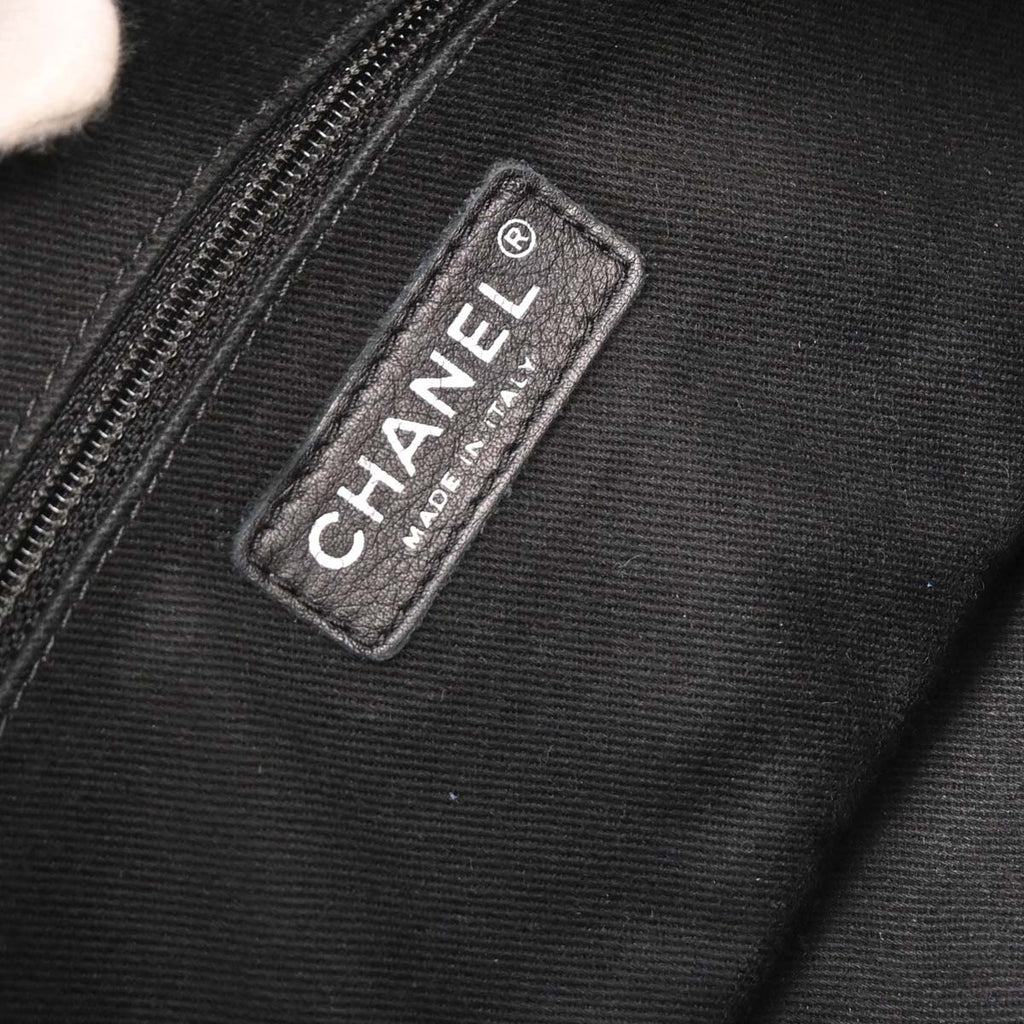 Chanel 2012-2013 Black Perforated Calfskin Up in the Air Shoulder Bag