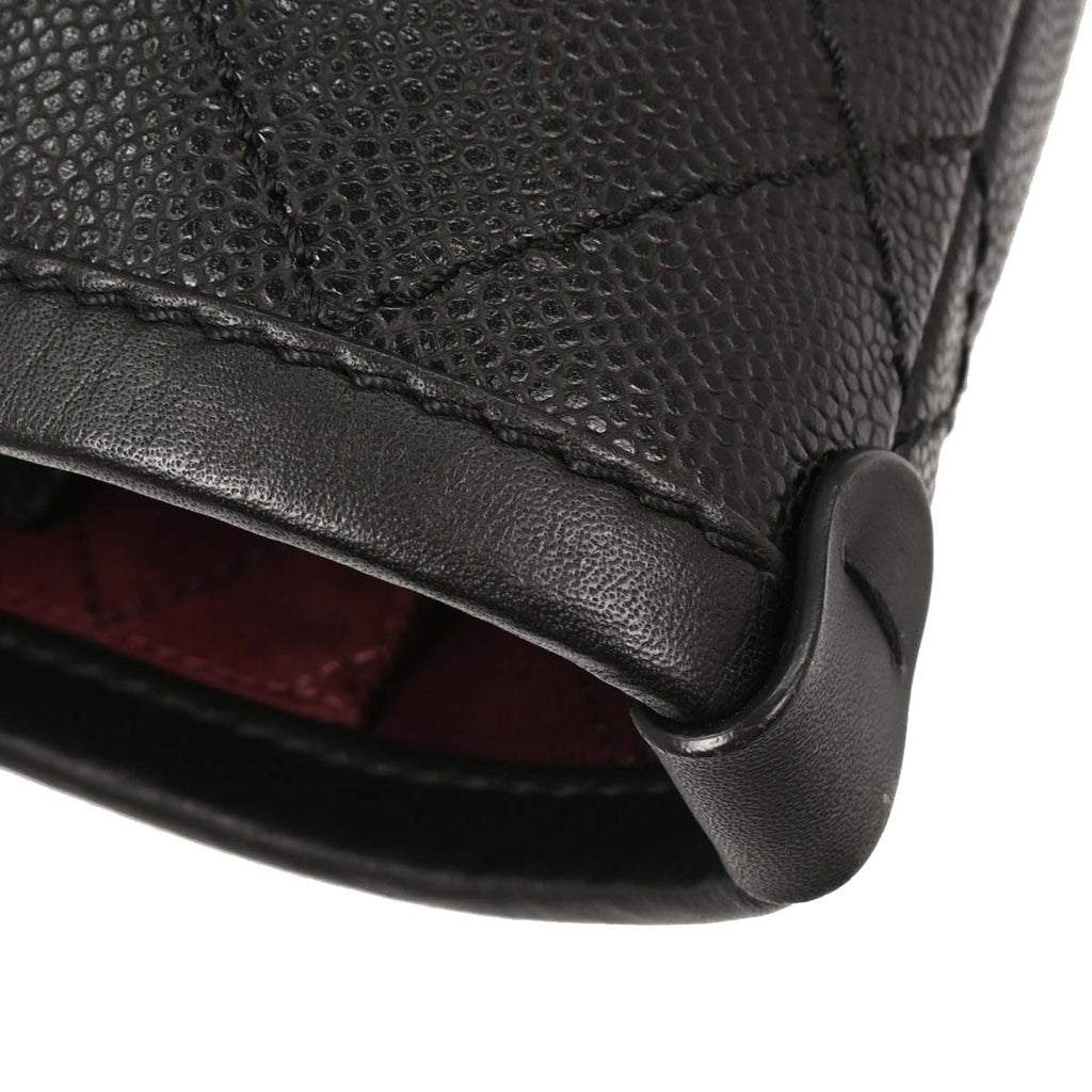Chanel 2014-2015 Black Caviar Shopping Fever Tote Handbag
