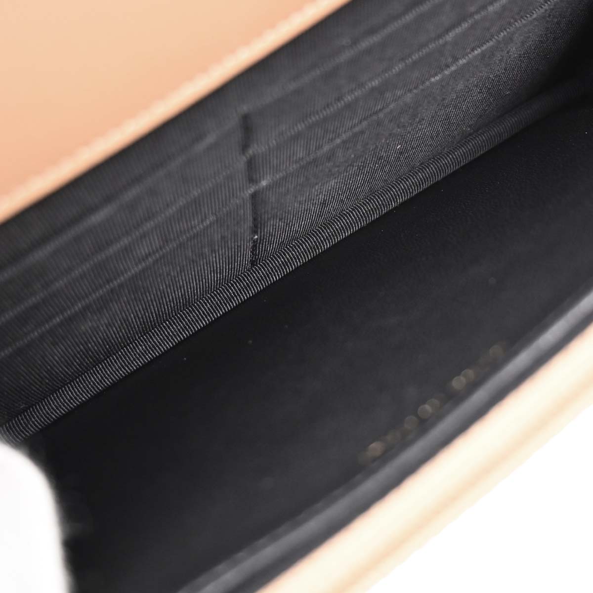 Chanel 2016-2017 Beige Lambskin Elegant CC WOC Wallet on Chain