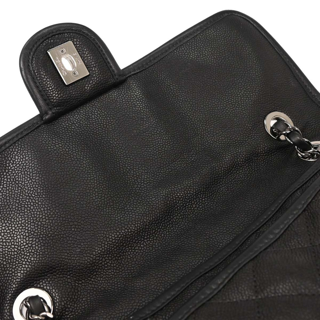 Chanel 2014 Black Caviar French Riviera Shoulder Bag