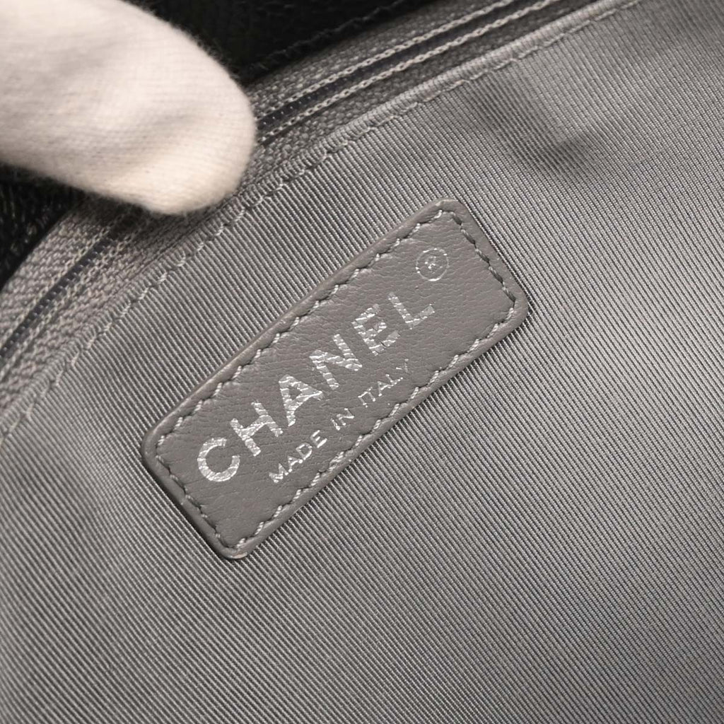 Chanel 2014 Black Caviar French Riviera Shoulder Bag
