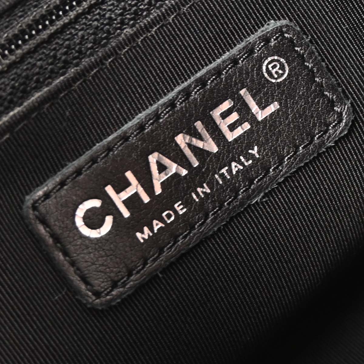 Chanel 2014-2015 Black Calfskin Hobo Handbag
