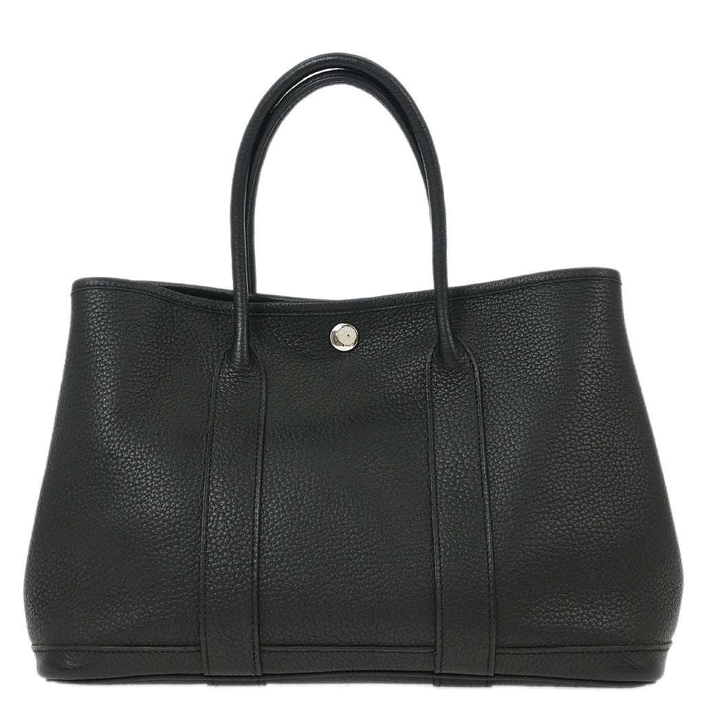 Hermes Black Negonda Garden Party 30 TPM Tote Handbag