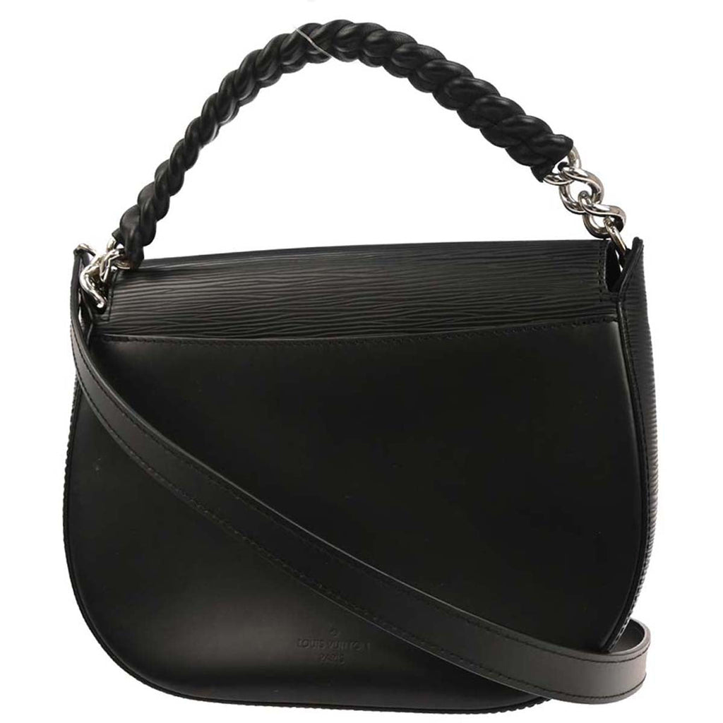 Louis Vuitton Black Epi Luna 2way Shoulder Handbag M42674