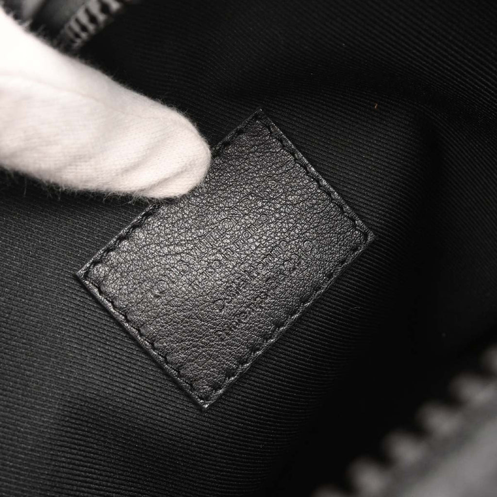 Louis Vuitton Black Taurillon Soft Trunk Shoulder Bag M53288