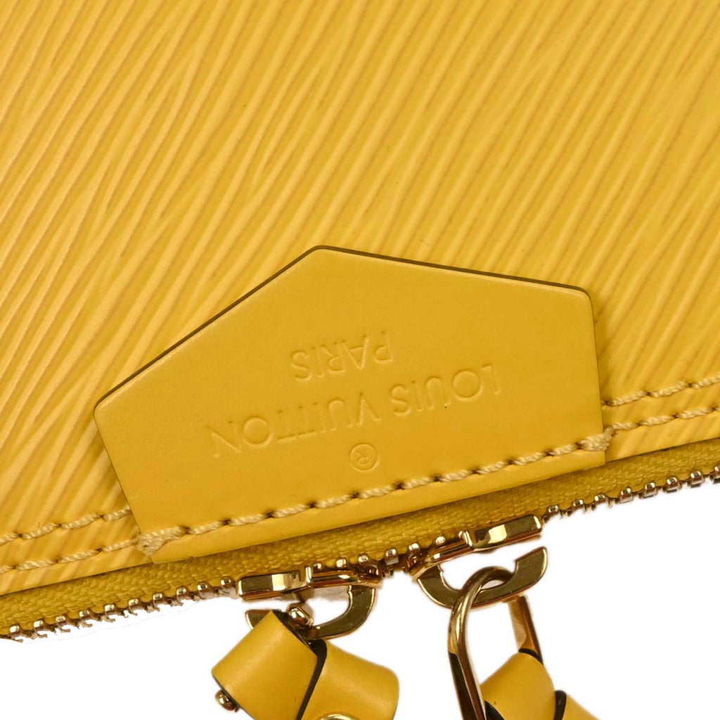 Louis Vuitton Yellow Epi Alma Mini Chain Shoulder Bag M53119