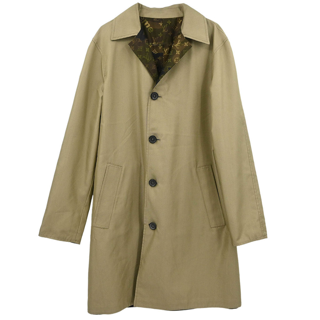 Louis Vuitton Supreme Reversible Coat Monogram Khaki #46