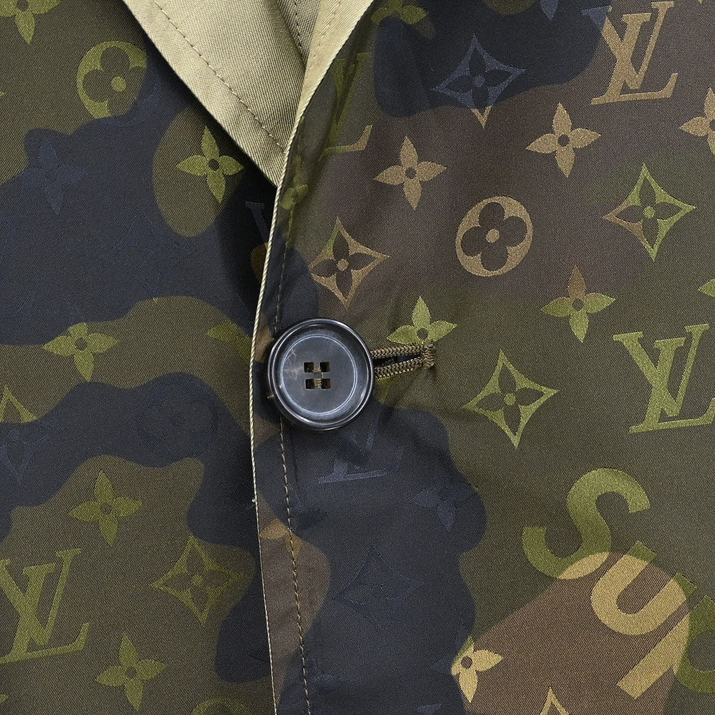 Louis Vuitton Supreme Reversible Coat Monogram Khaki #46