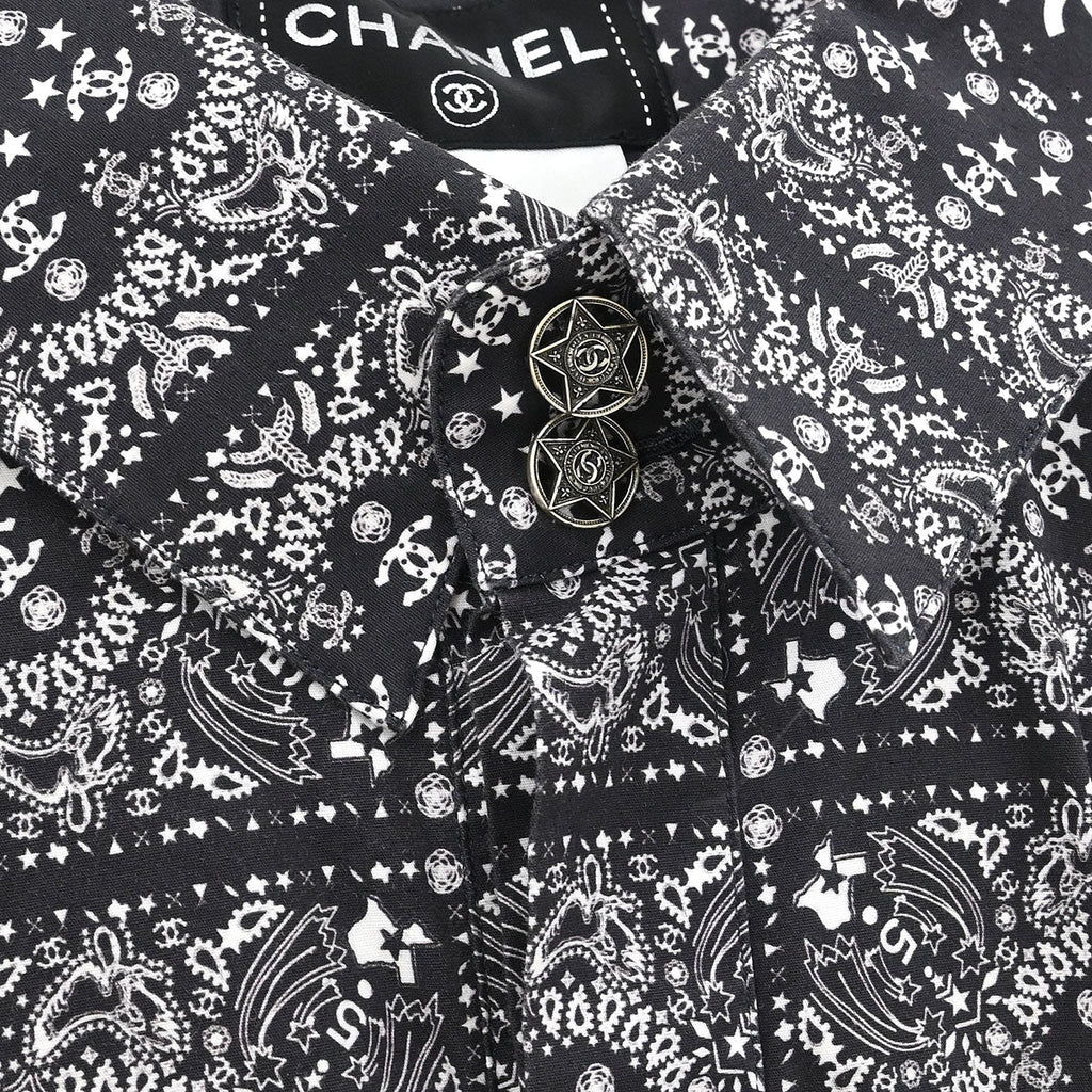 Chanel 2014 Paris Dallas Shirt Black #54