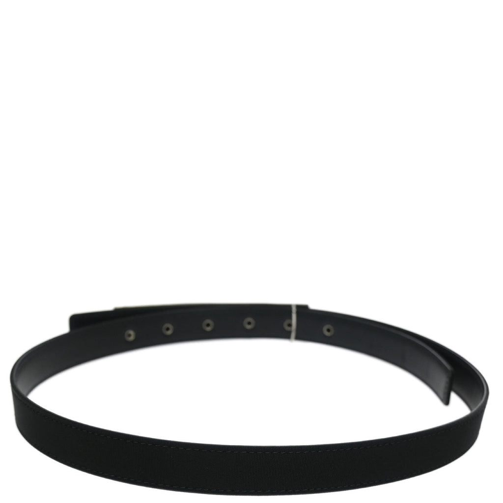 Chanel Belt Black Rhinestone Leather #80/32 B15S Small