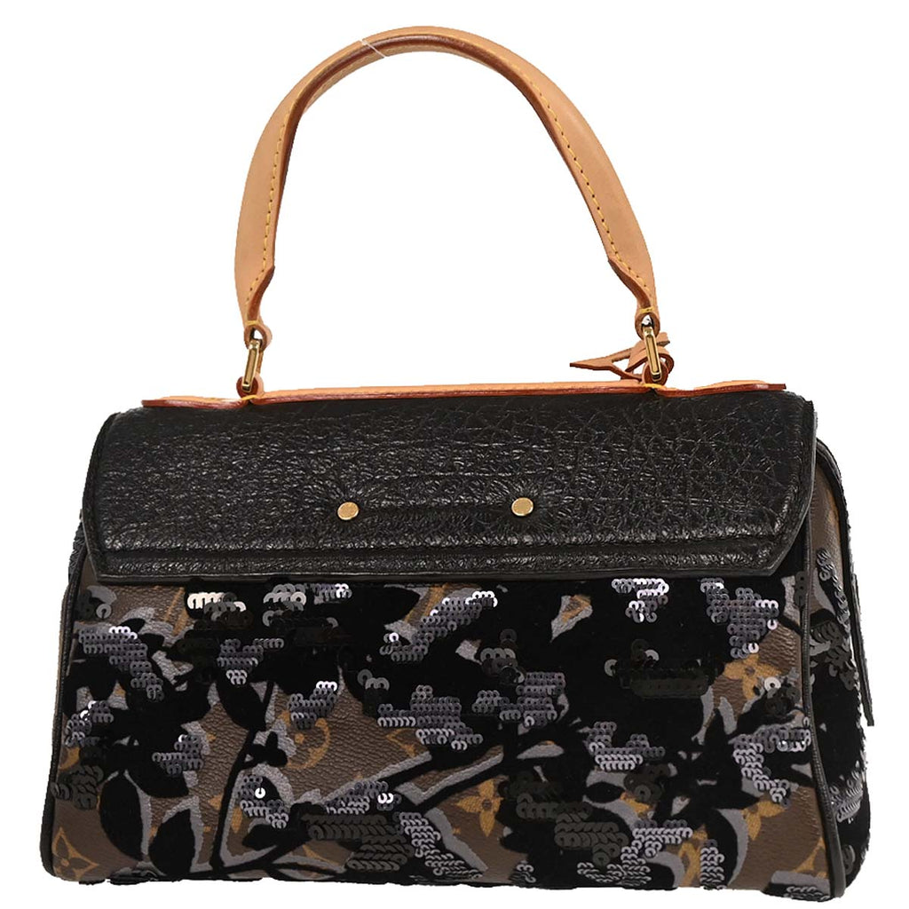 Louis Vuitton Monogram Fleur de Jais Carrousel Handbag M40434