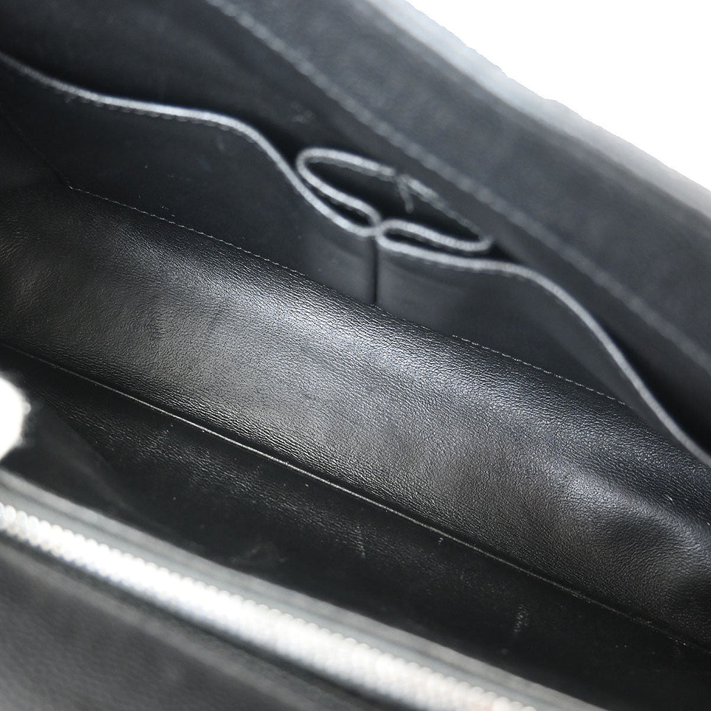 Chanel 2017* Black Calfskin Lizard Coco Handle 2way Handbag