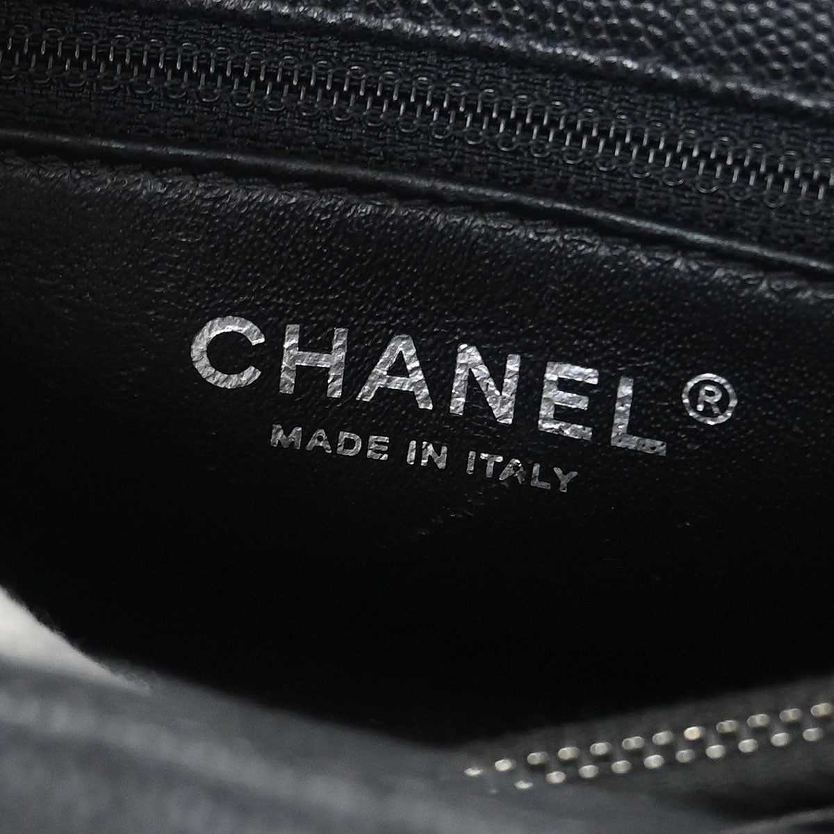 Chanel 2017* Black Calfskin Lizard Coco Handle 2way Handbag