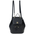 Chanel Black Calfskin Business Affinity Backpack