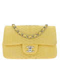 Chanel 2013-2014* Yellow Python Shoulder Bag