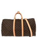 Louis Vuitton Monogram Keepall Bandouliere 55 Duffle Bag M41414