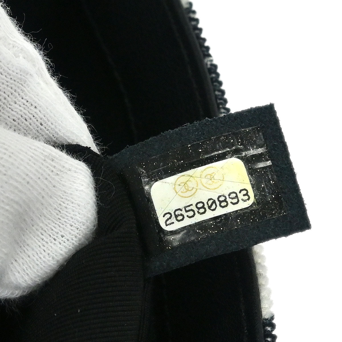 Chanel 2018-2019 Black White Canvas Shoulder Bag
