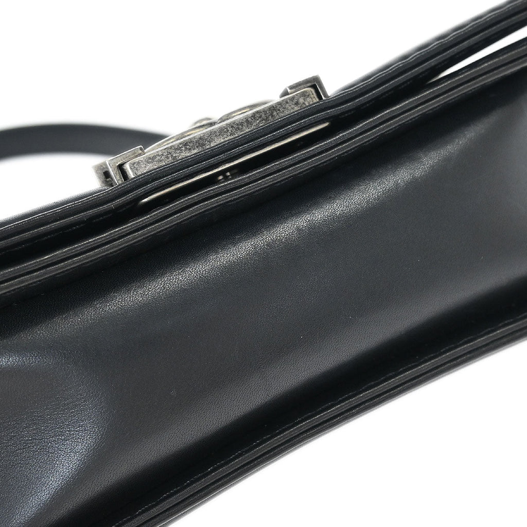 Boy Chanel Black Lambskin Small Chain Shoulder Bag