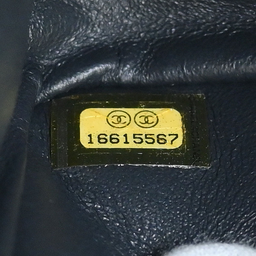 Chanel 2012 Gray Calfskin 2.55 Double Flap Shoulder Bag