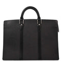 Louis Vuitton Black Taiga Lozan Briefcase Handbag M30052