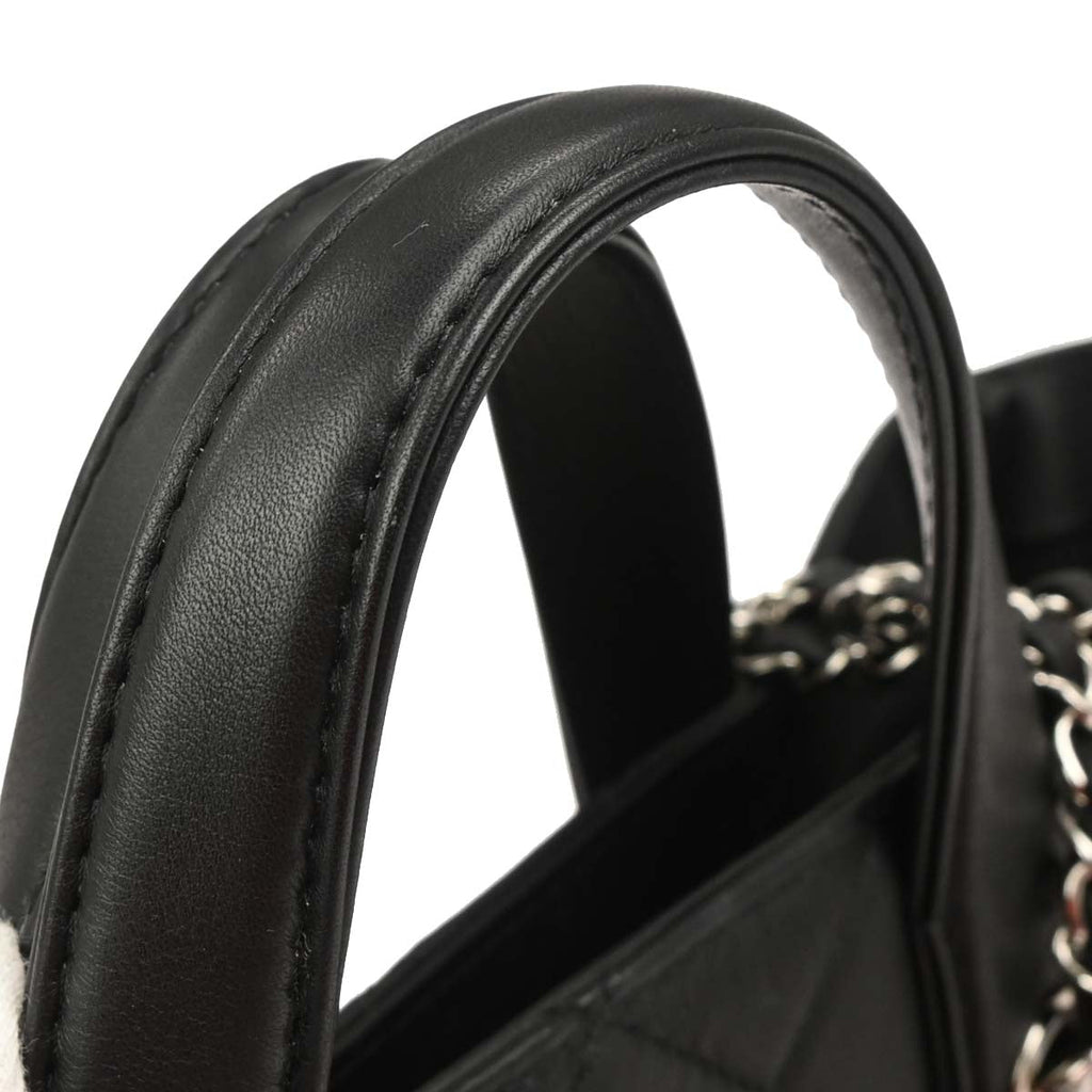 Chanel 2019 Black Lambskin Ultra Pocket Shopping Tote Bag