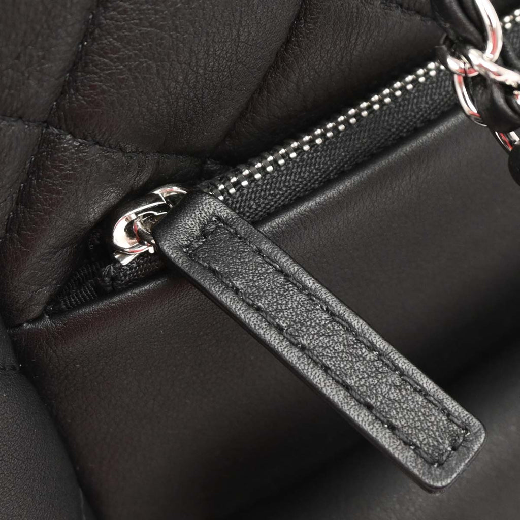 Chanel 2019 Black Lambskin Ultra Pocket Shopping Tote Bag