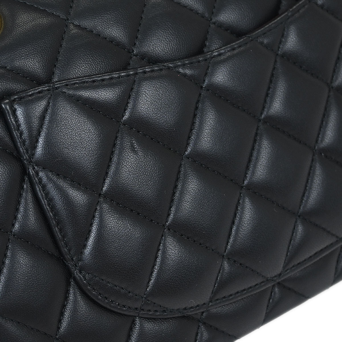 Chanel 2019 Black Lambskin Small Classic Double Flap Shoulder Bag