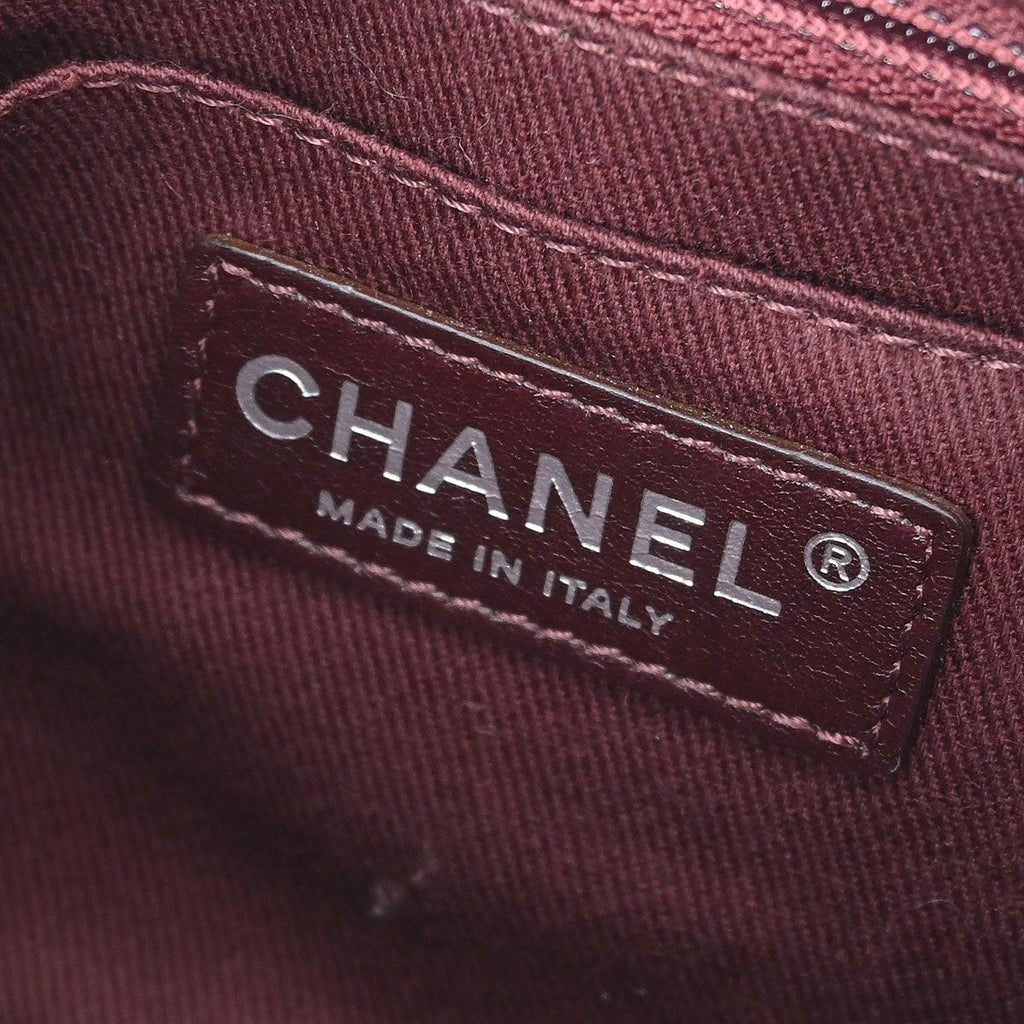 Chanel 2014-2015 Beige Calfskin Shoulder Bag