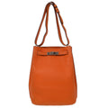Hermes Feu Orange Togo So Kelly 22 Shoulder Bag