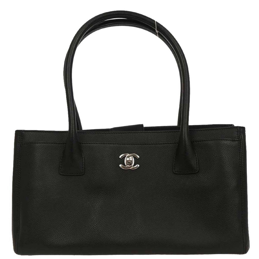 Chanel 2012-2013 Black Calfskin Executive Cerf Tote Bag