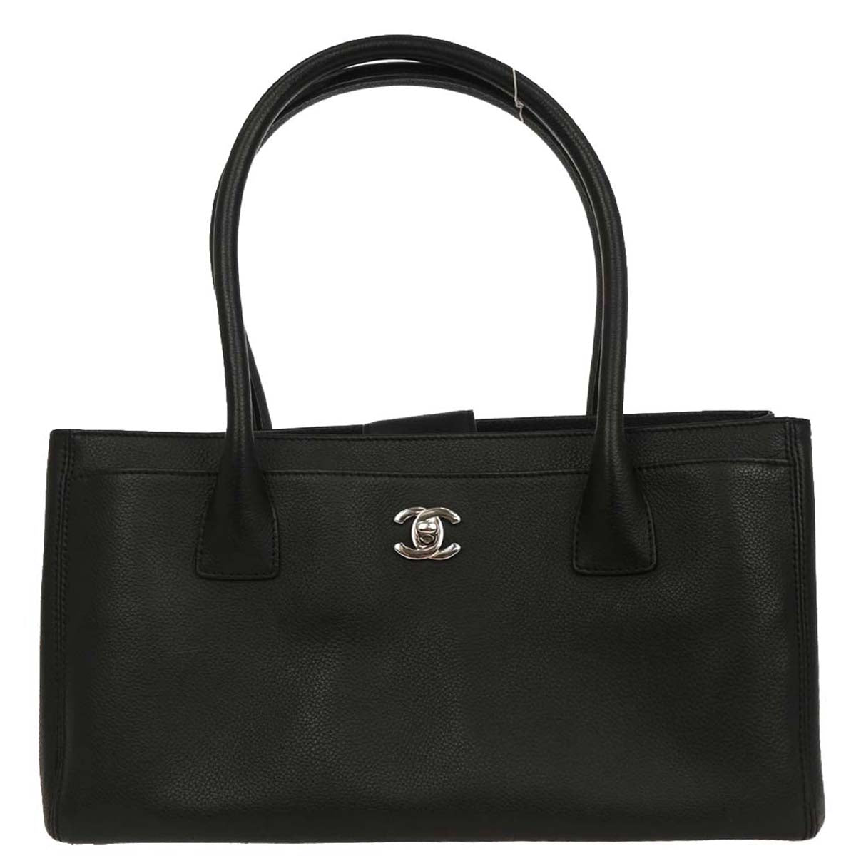 Chanel 2012-2013 Black Calfskin Executive Cerf Tote Bag