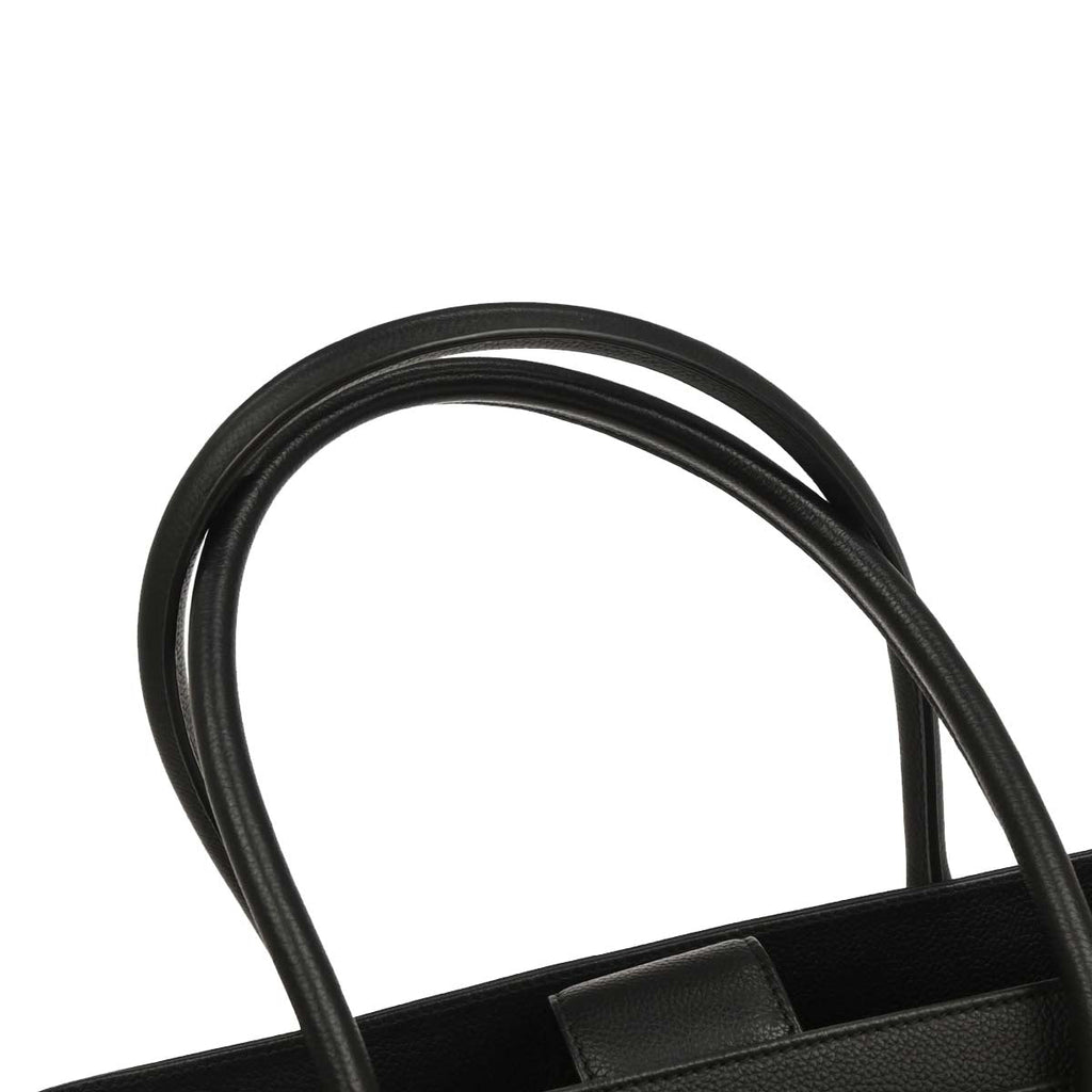 Chanel 2012-2013 Black Calfskin Executive Cerf Tote Bag