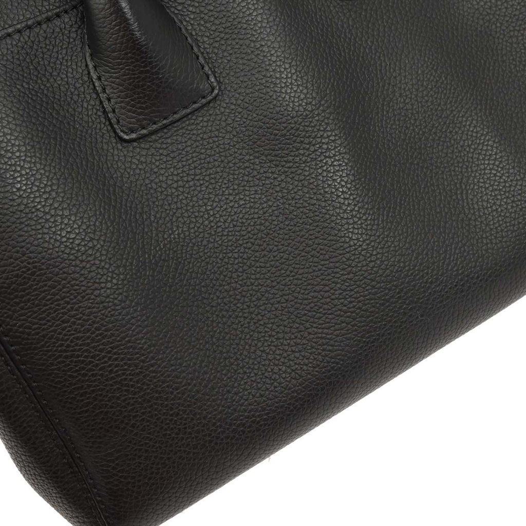 Chanel 2012-2013 Black Calfskin Executive Cerf Tote Bag