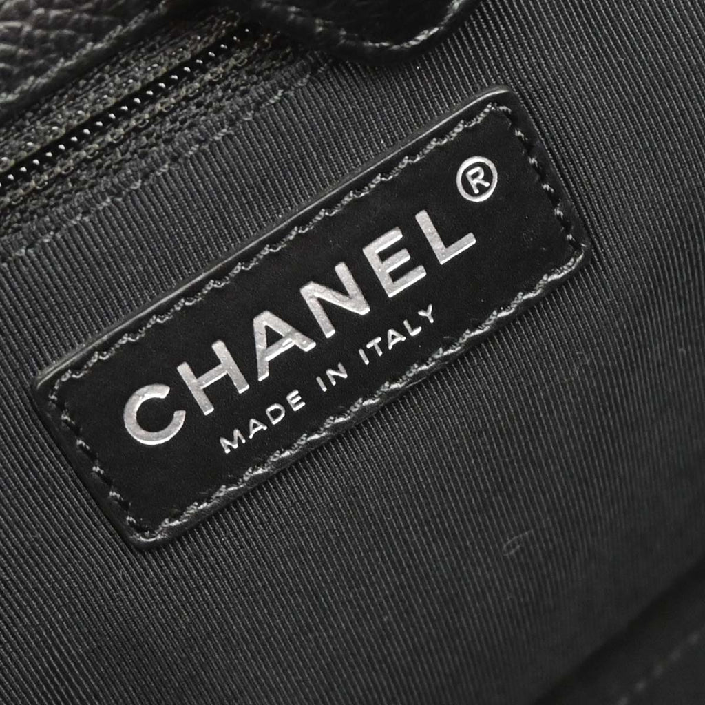 Chanel 2012-2013 Black Calfskin Executive Cerf Tote Bag