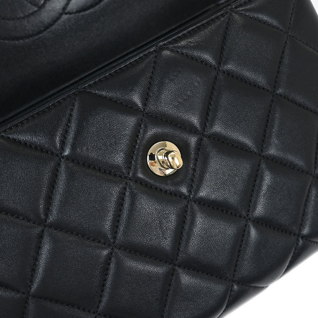 Chanel Black Lambskin Trendy CC 2way Shoulder Handbag