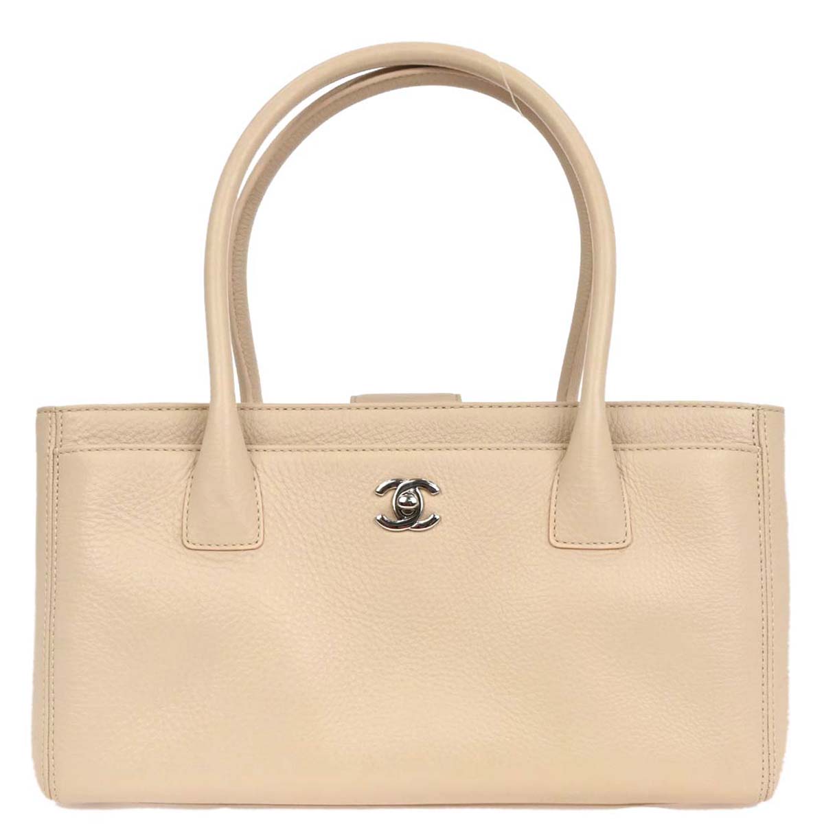 Chanel 2014 Black Deerskin Executive Cerf Tote Bag