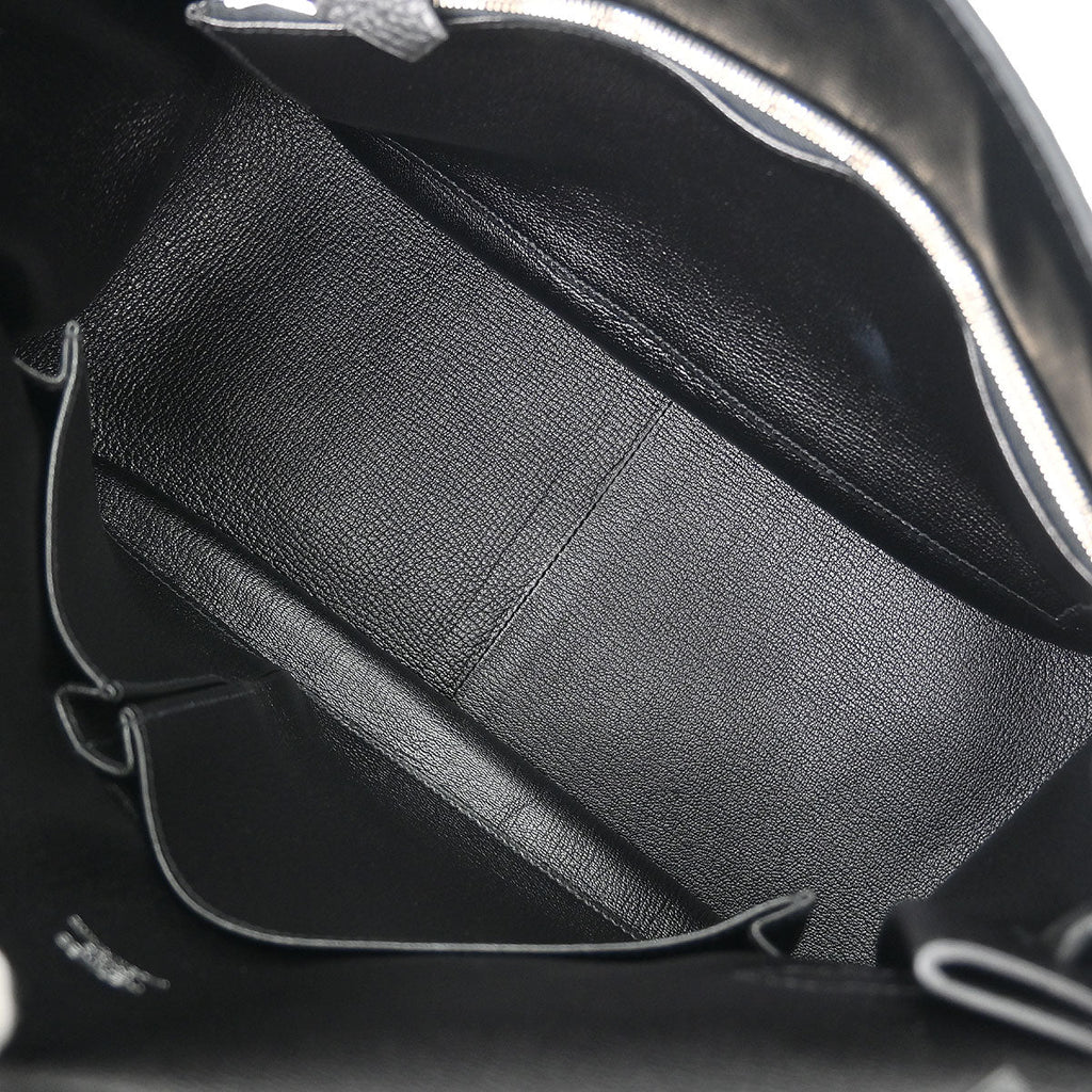Hermes Black Taurillon Clemence Jypsiere 31 Shoulder Bag