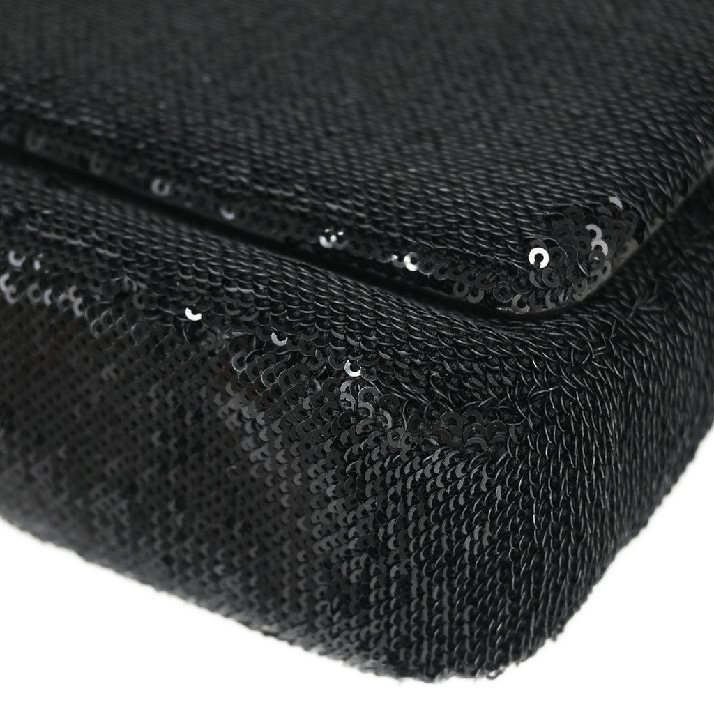 Chanel 2017 Black Sequins Dare To Disturb Shoulder Bag